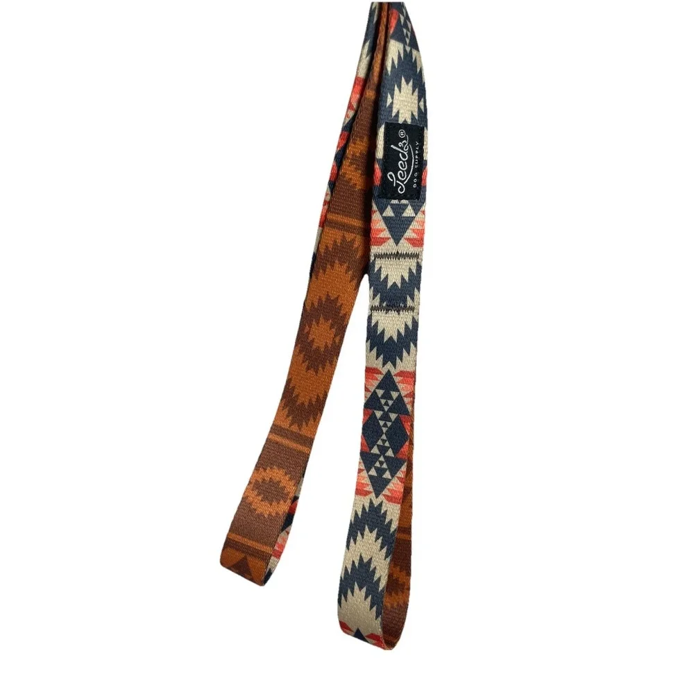 Southwestern Aztec Nylon Dog Leed Leash Medium 4ft LEEDS Dog Supply USA NEW